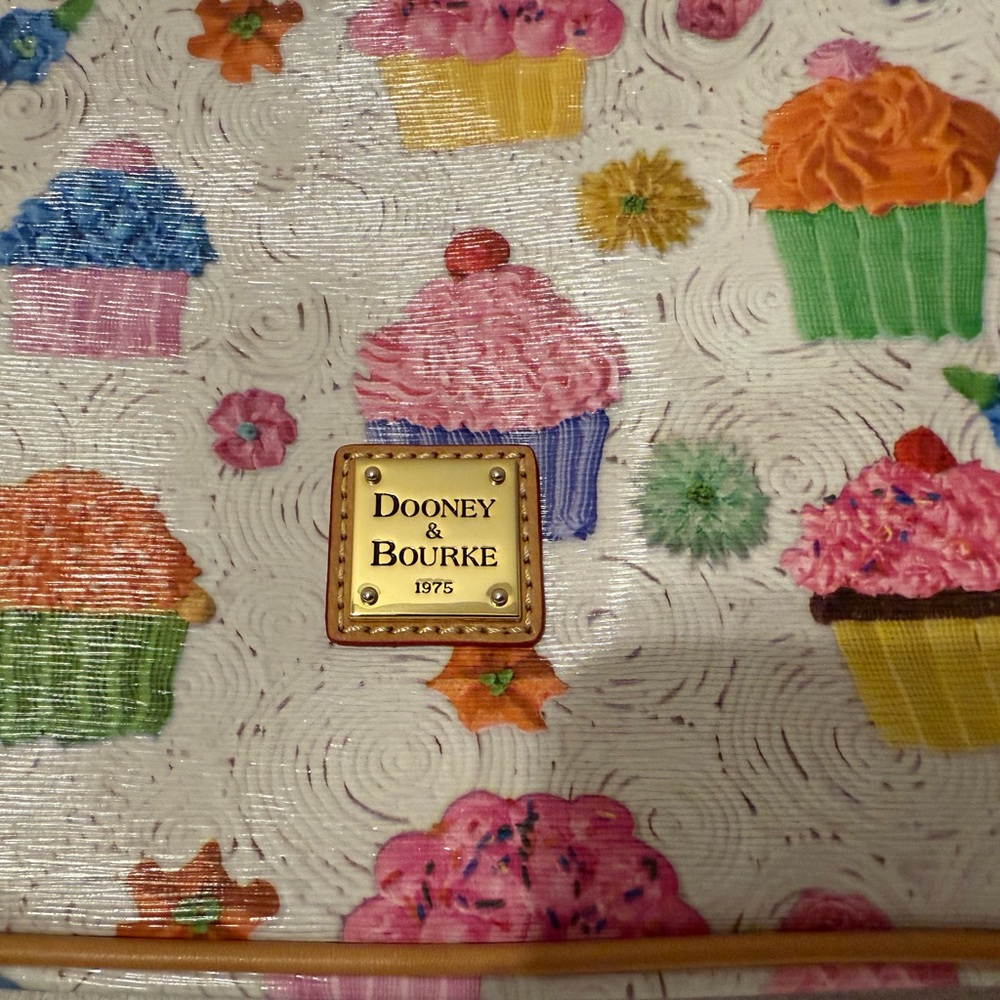 Dooney and Bourke Cupcake Print Tote, Crossbody, and Wristlet Set - Picture 5 of 5